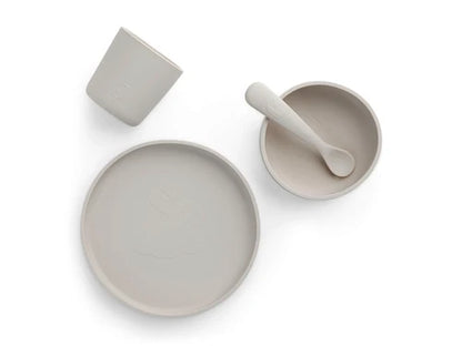 Jollein | Kinderserviesset 4-delig | Nougat |  100% Silicone