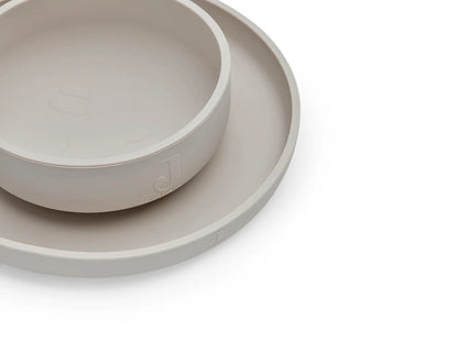 Jollein | Kinderserviesset 4-delig | Nougat |  100% Silicone