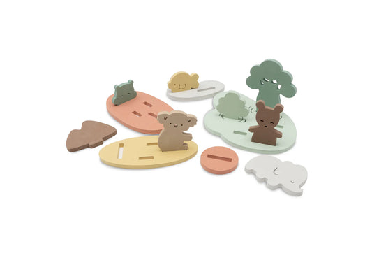 Badspeelset Foam Kangaroots - Jollein