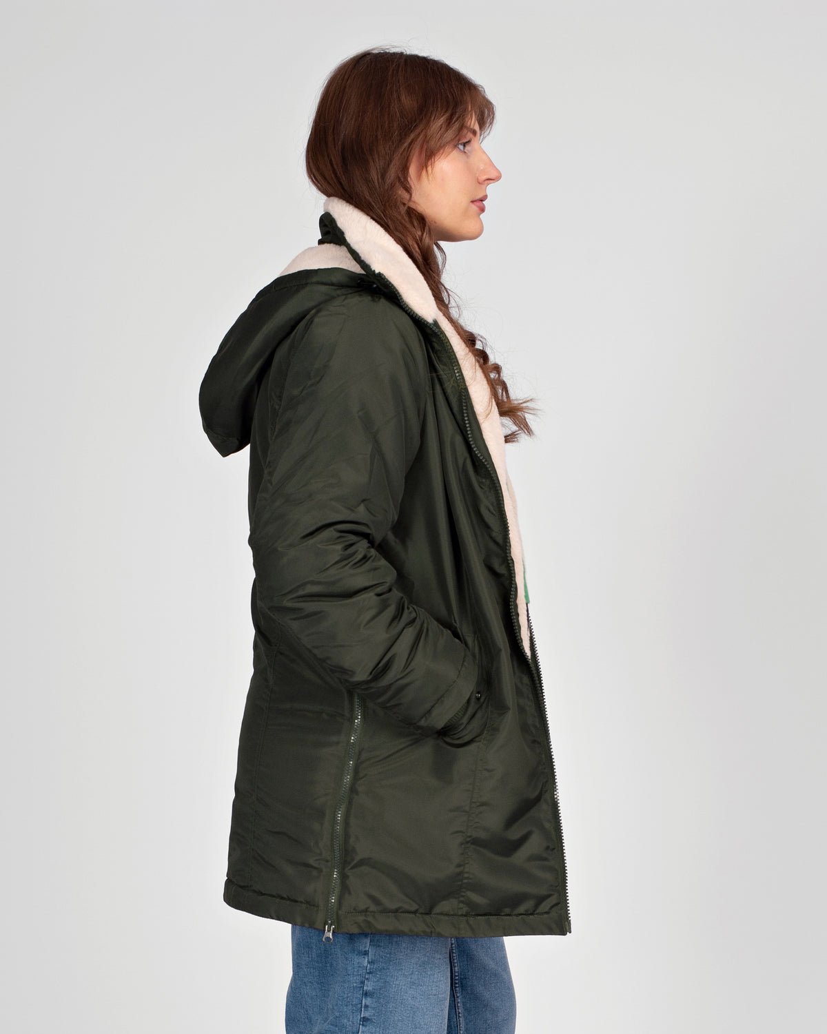 Love2Wait Coat Babycarrier 3 in 1 | Zwangerschapsjas | Jas | Olive