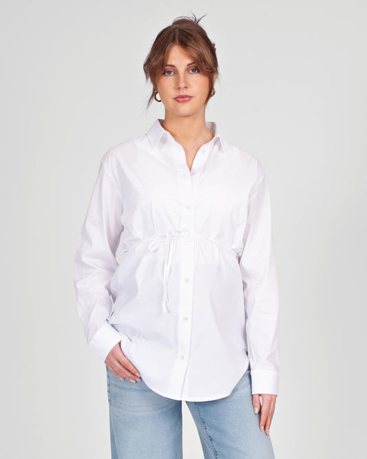 Love2Wait Blouse | Zwangerschaps Top | White