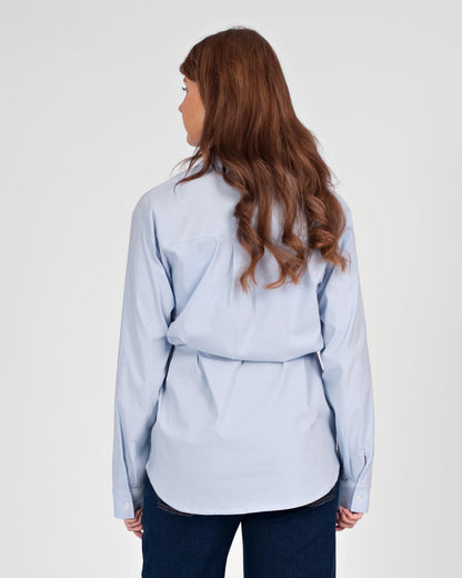 Love2Wait Blouse | Zwangerschaps Top | Light Blue