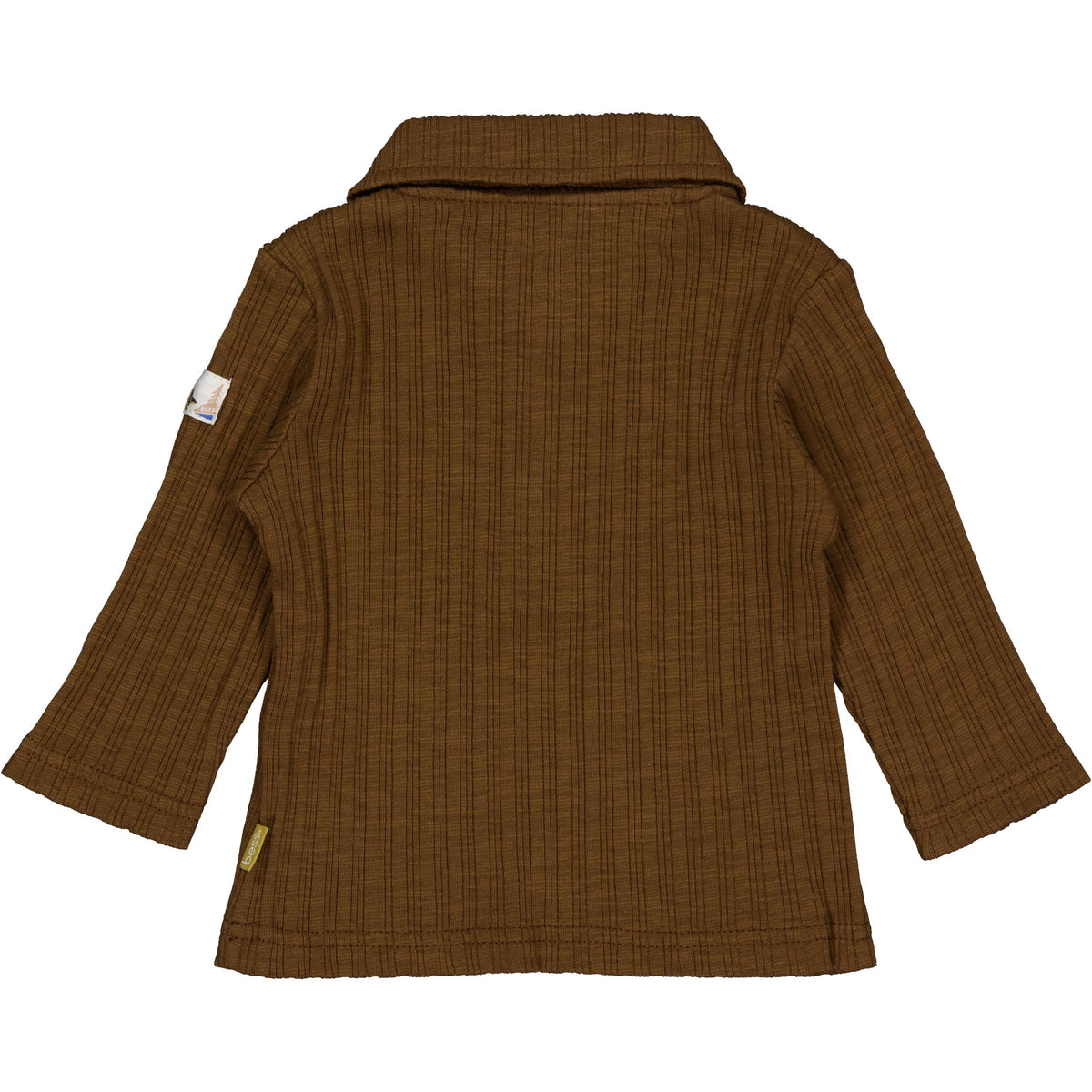 Bess T-Shirt | Lange Mouw | Coffee Brown