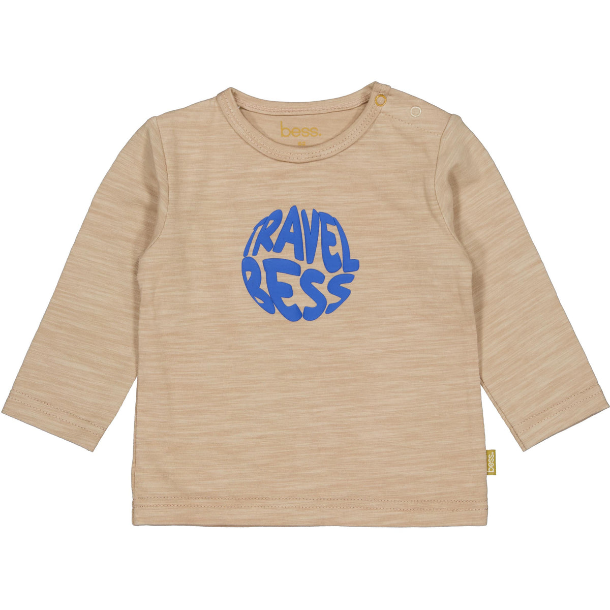 Bess T-Shirt | Lange Mouw | Dessert Sand