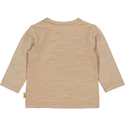 Bess T-Shirt | Lange Mouw | Dessert Sand
