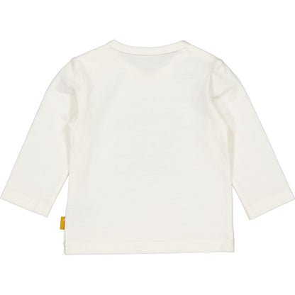 Bess T-Shirt | Lange Mouw | Off White Met Print