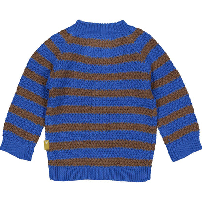Bess Cardigan | Vest | Blue Stripe