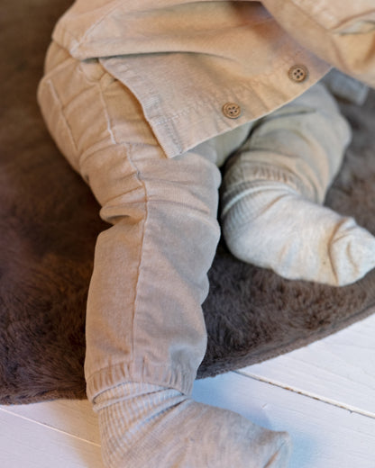 Bess Pants | Babybroekje | Dessert Sand | Ribstof
