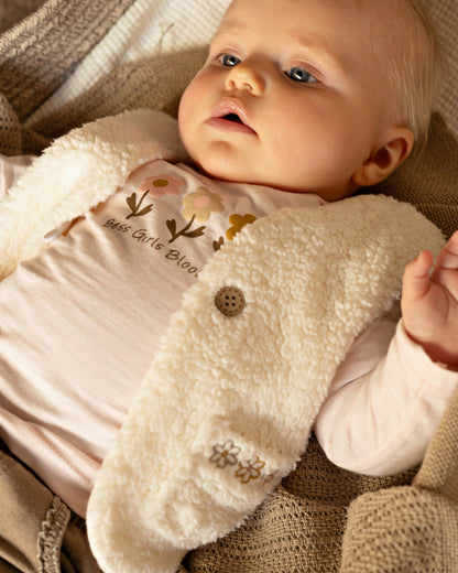 Bess Gilet | Teddystof | Vest | Off White