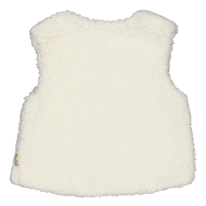 Bess Gilet | Teddystof | Vest | Off White