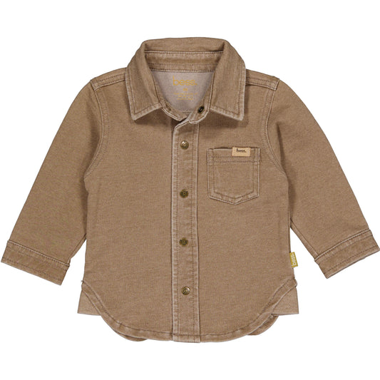 Bess Blouse | Lange Mouw | Coffee Brown