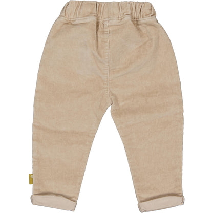 Bess Pants Met Strikje | Babybroekje | | Dessert Sand | Ribstof