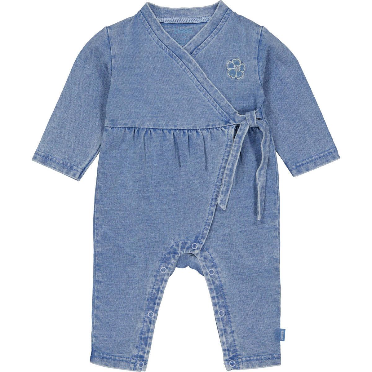 Bess Playsuit | Boxpakje | Overslag | Blue Denim
