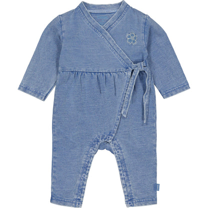 Bess Playsuit | Boxpakje | Overslag | Blue Denim