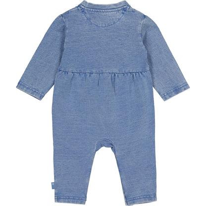 Bess Playsuit | Boxpakje | Overslag | Blue Denim
