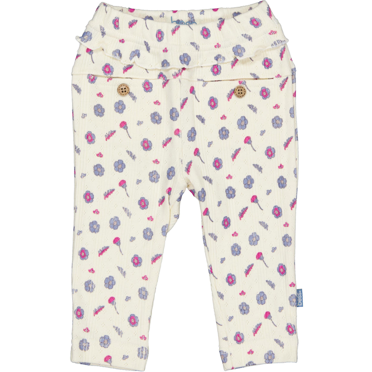 Bess Pants | Babybroekje | Pink Flower | Bloemenmotief