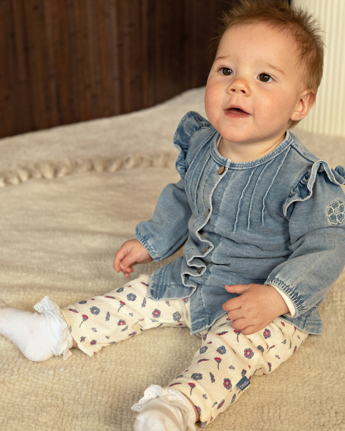 Bess Pants | Babybroekje | Pink Flower | Bloemenmotief