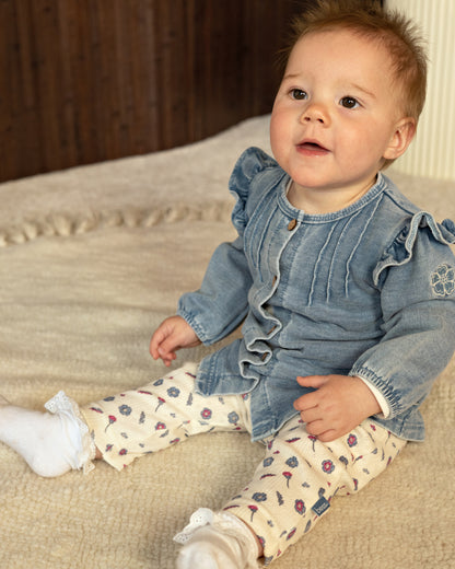Bess Pants | Babybroekje | Pink Flower | Bloemenmotief
