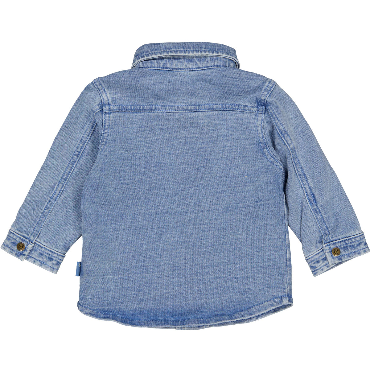 Bess Blouse | Lange Mouw | Blue Denim