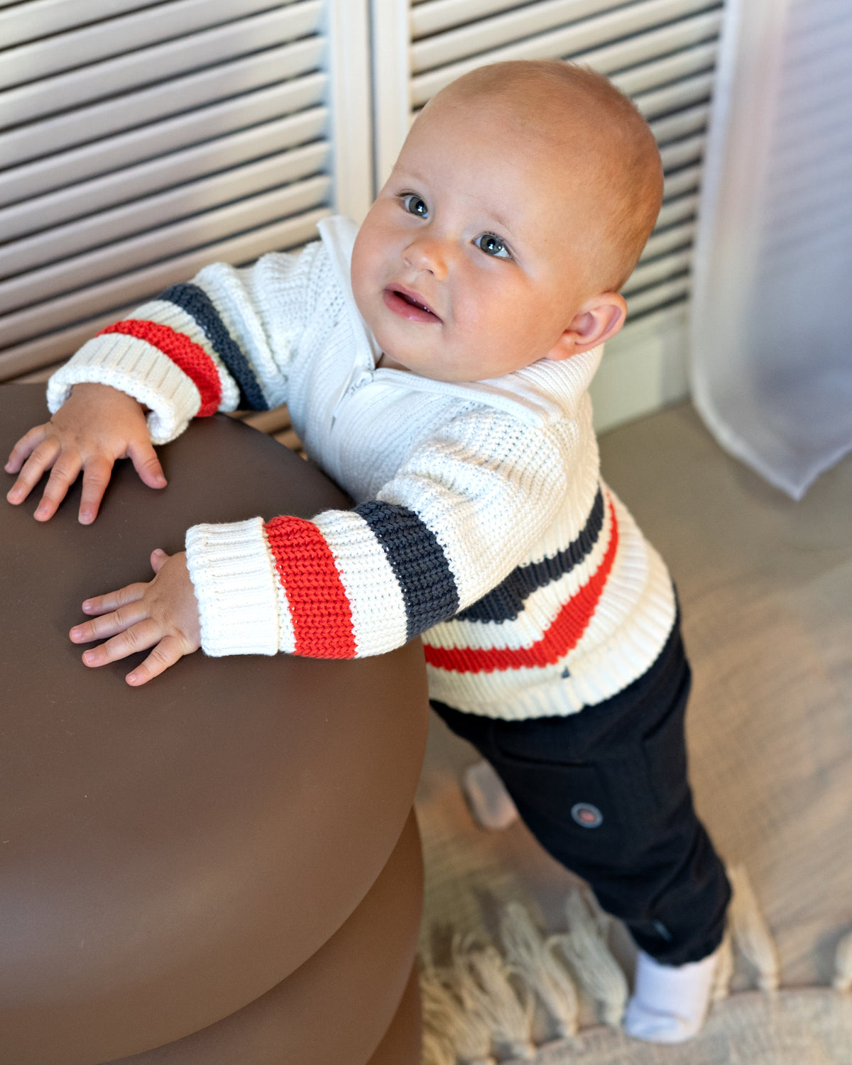 Bess Sweater | Trui | Off White | Gestreept
