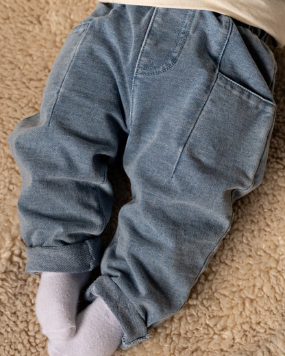Bess Pants | Babybroekje | Jeggings | Blue Denim