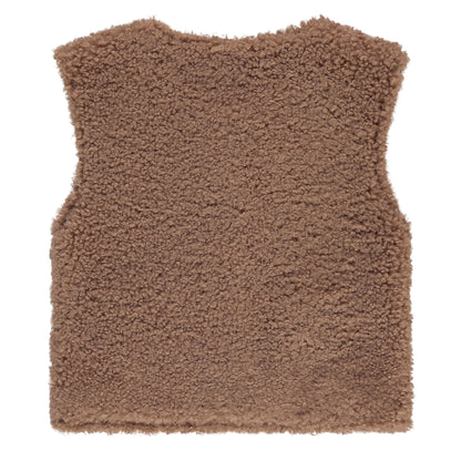 A Tiny Story Baby Cardigan | Vest |  Bruin | Teddy