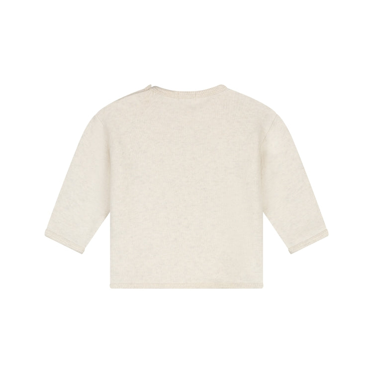 A Tiny Story Baby Pullover | Ecru | Melange