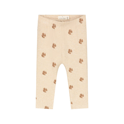 A Tiny Story | Baby Broekje | Beige Melange | Print