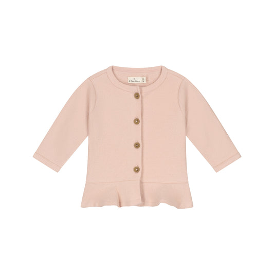 A Tiny Story Baby Cardigan | Vest | Old Pink