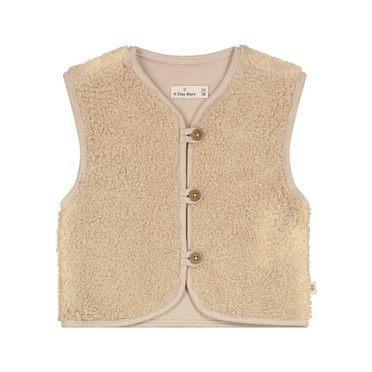 A Tiny Story Baby Cardigan | Vest | Waistcoat | Cookie | Teddy