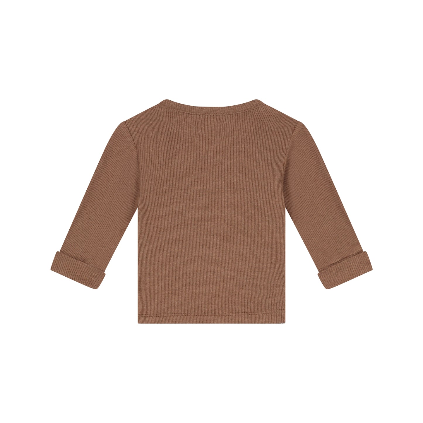 A Tiny Story Baby | Overslag T-Shirt | Long Sleeve | Coffee
