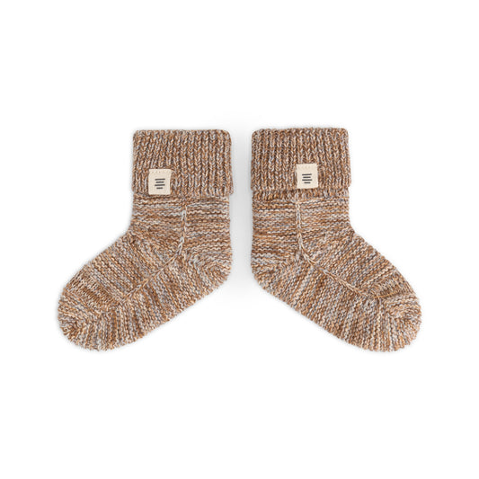 A Tiny Story Baby Sokjes | Ivory | Gebreid