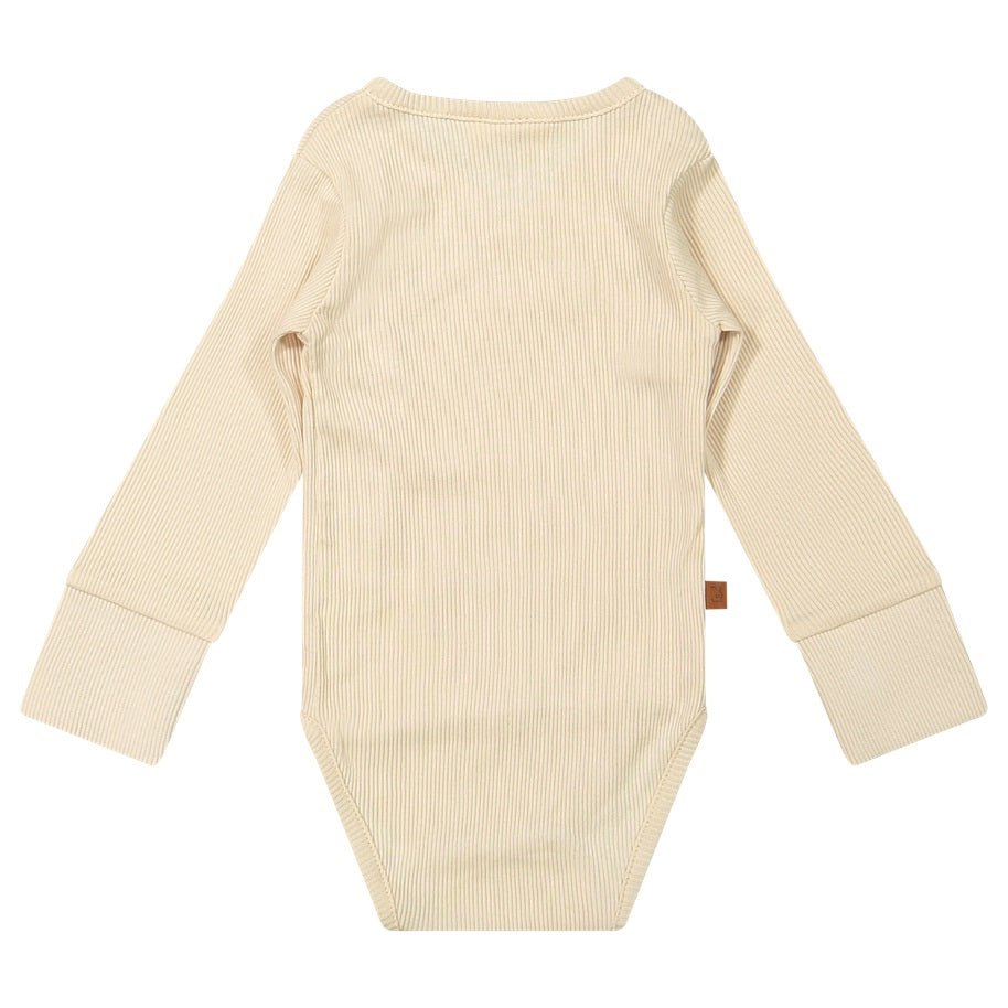 Frogs and Dogs Rompertje | Rib | Biologisch | Beige