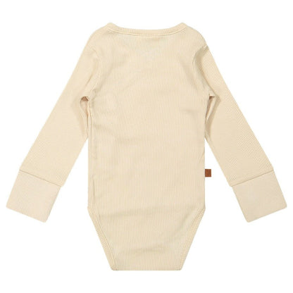 Frogs and Dogs Rompertje | Rib | Biologisch | Beige